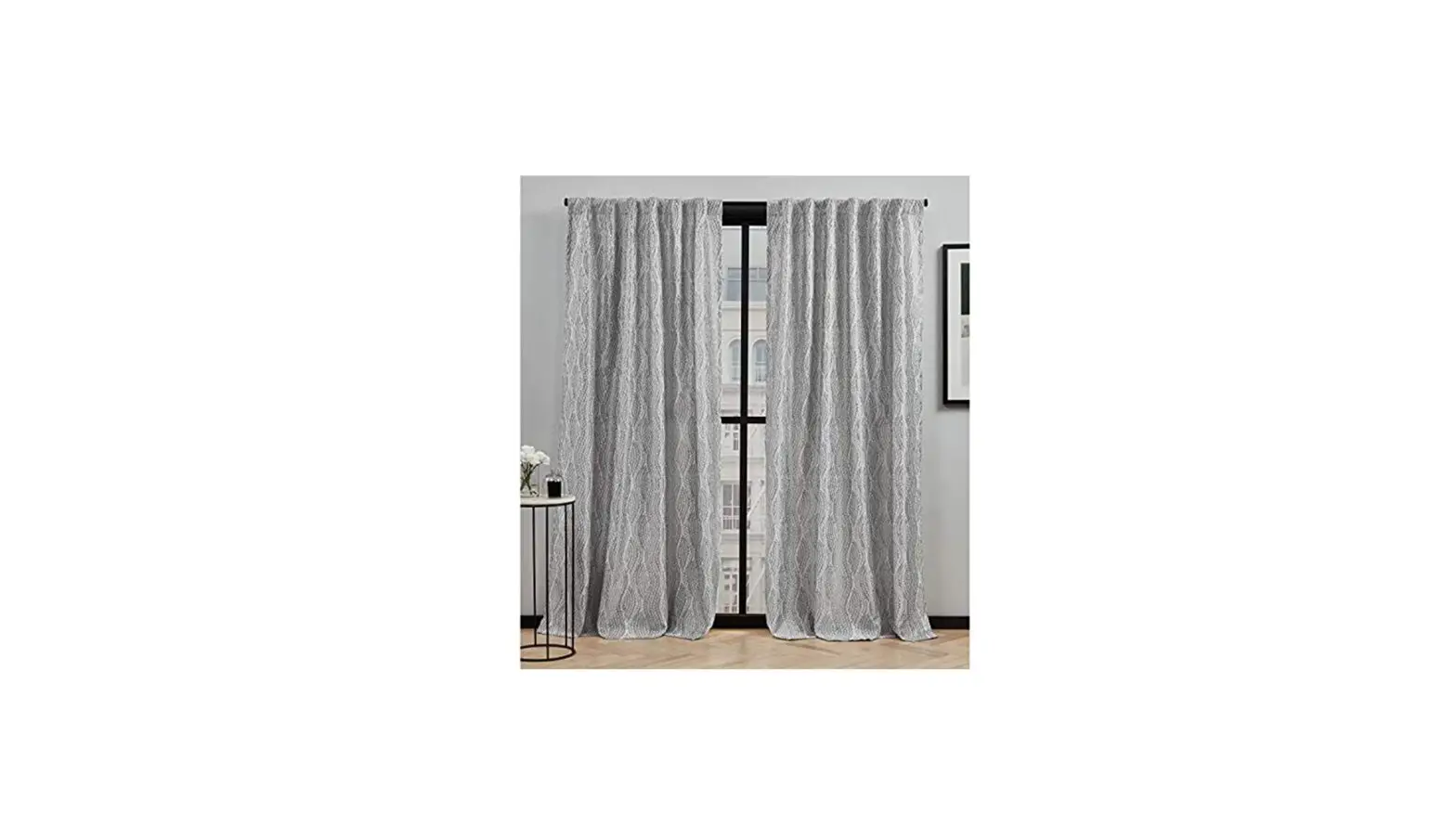Elle Decor Ee1029 Rod Pocket Curtain User Manual