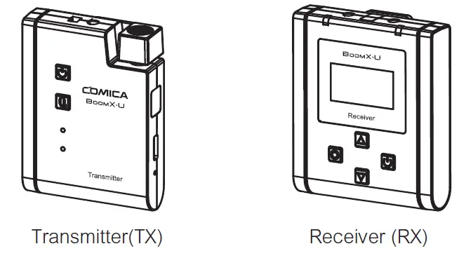 COMICA U2 BOOMX-U Broadcasting-Level Multi-Functional Mini UHF Wireless Microphone fig 1
