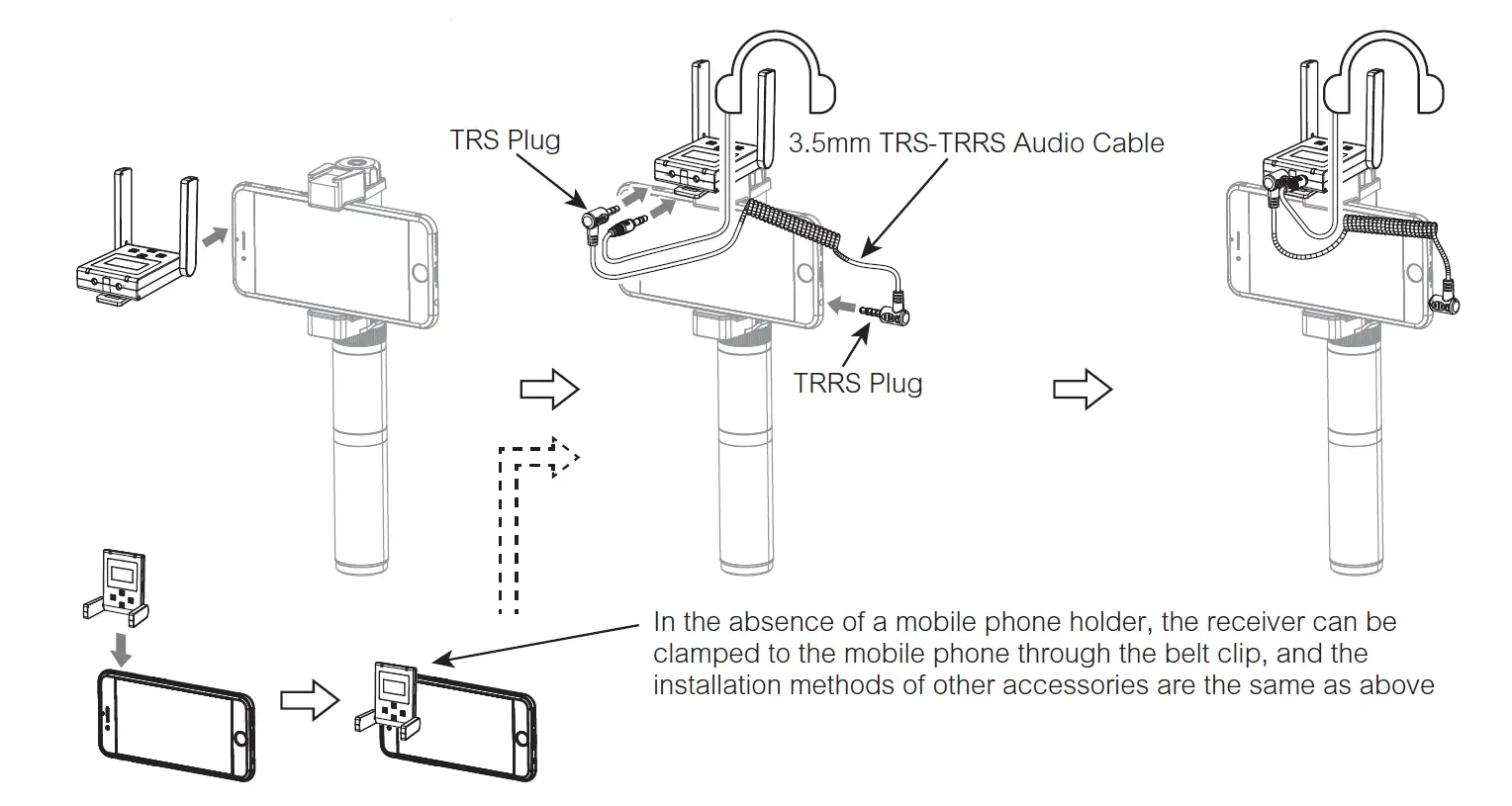 COMICA U2 BOOMX-U Broadcasting-Level Multi-Functional Mini UHF Wireless Microphone fig 9