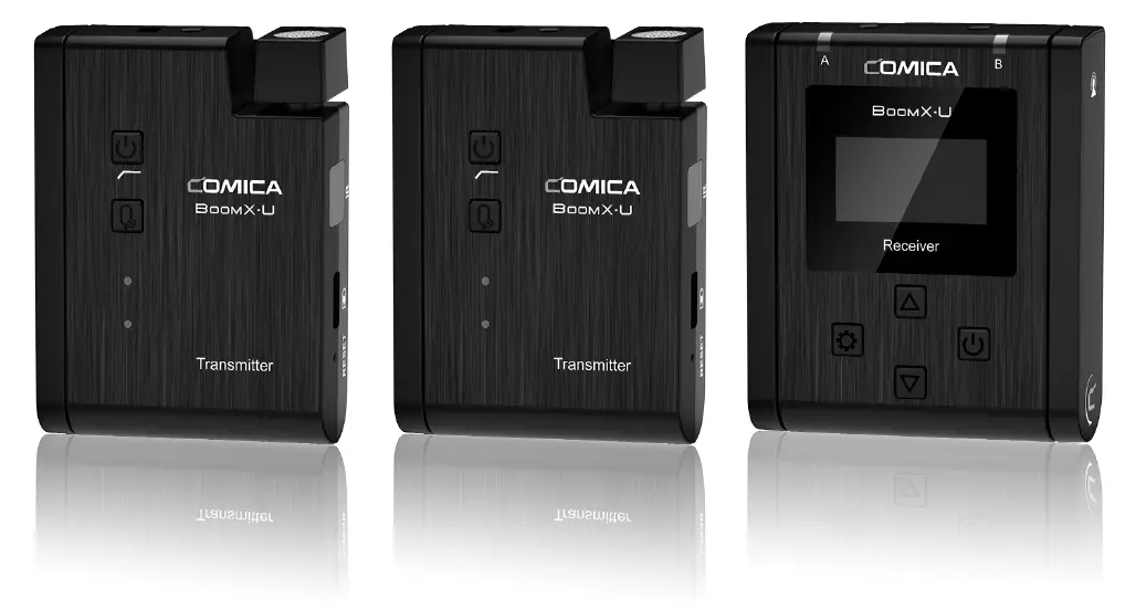 COMICA U2 BOOMX-U Broadcasting-Level Multi-Functional Mini UHF Wireless Microphone product