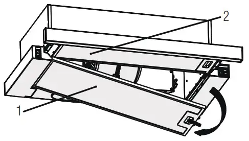 GRUNDIG GDT 2561 X Kitchen Cooker Hood - Cleaing and maintenance 1