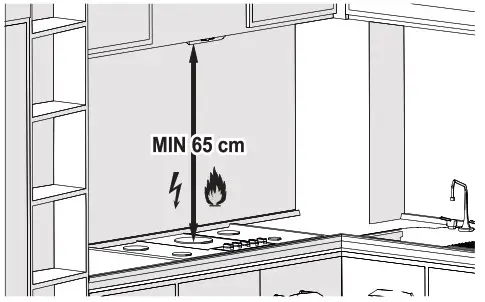 GRUNDIG GDT 2561 X Kitchen Cooker Hood - Installation of appliance 1