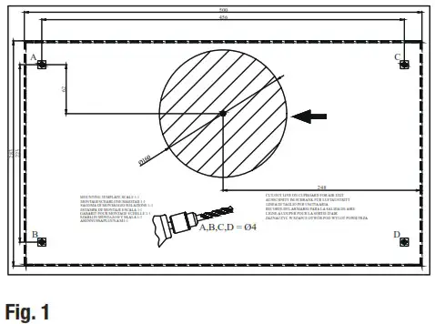 GRUNDIG GDT 2561 X Kitchen Cooker Hood - Installation of appliance 2
