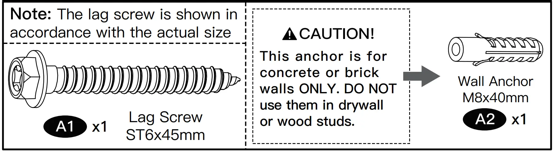Supplied Hardware for Step 7 (Optional)