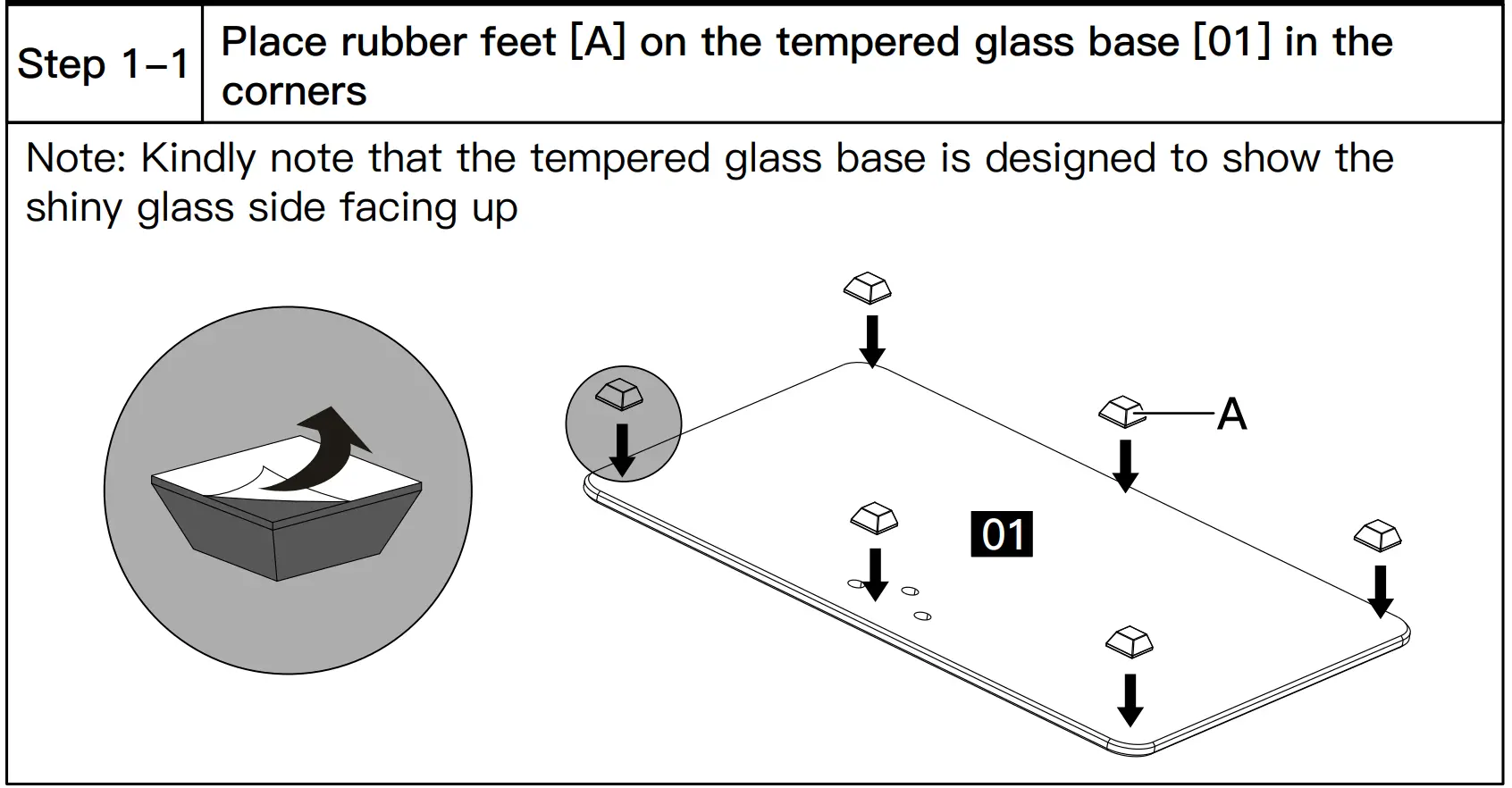 Step 1 Assemble the Base