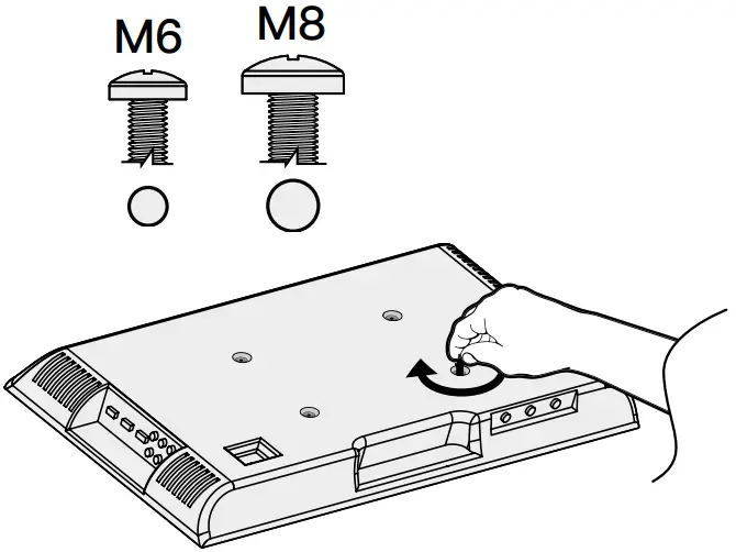 Step 4 Secure the TV Brackets to a TV