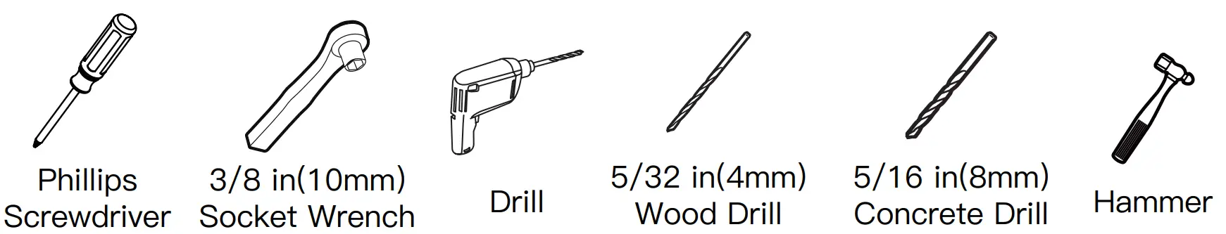 Tools Needed [Not Included]