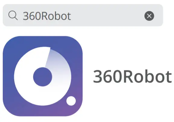 360 Robot Robot Vacuum Cleaner -Download the mobile phone App