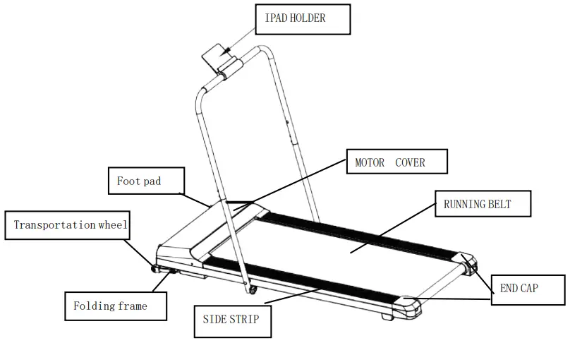 CITYSPORTS WP1D Foldable Electric Treadmill - FIG 5