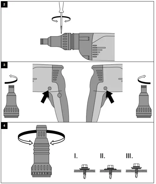 HILTI ST 1800 Metal Construction Screw Driver -