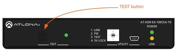 ATLONA AT-HDR-EX-100CEA-KIT 4K HDR HDMI over 100 M HDBaseT TX RX with Ethernet - Testing HDBaseT Signal Integrity