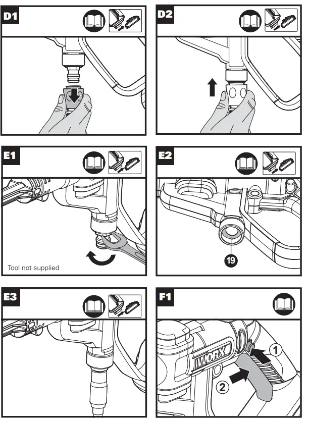 WORX WG620E.10 Cordless 22 Bar Hydroshot Portable Pressure Washer fig (3)
