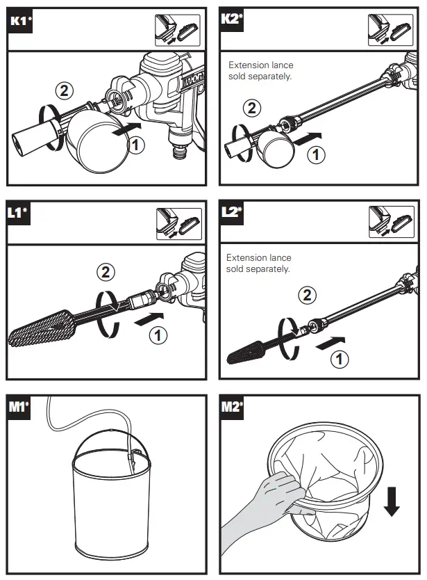 WORX WG620E.10 Cordless 22 Bar Hydroshot Portable Pressure Washer fig (5)