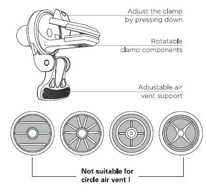 Shenzhen Caibo Technology MG6 Wireless Car Charger 2