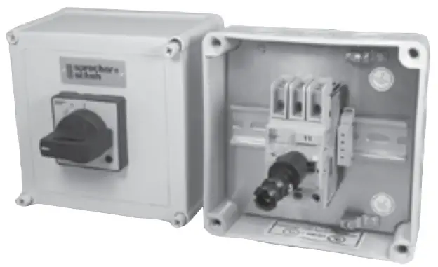 sprecher schuh KTA9 Enclosed Motor Controllers - Fig 1