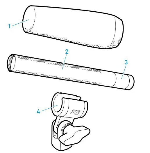 SENNHEISER MKH 8060 Moisture-Resistant Short Microphone 1