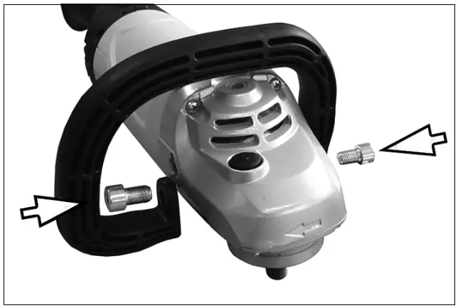 Clarke CON180 180mm Sander or Polisher - FITTING THE HANDLE