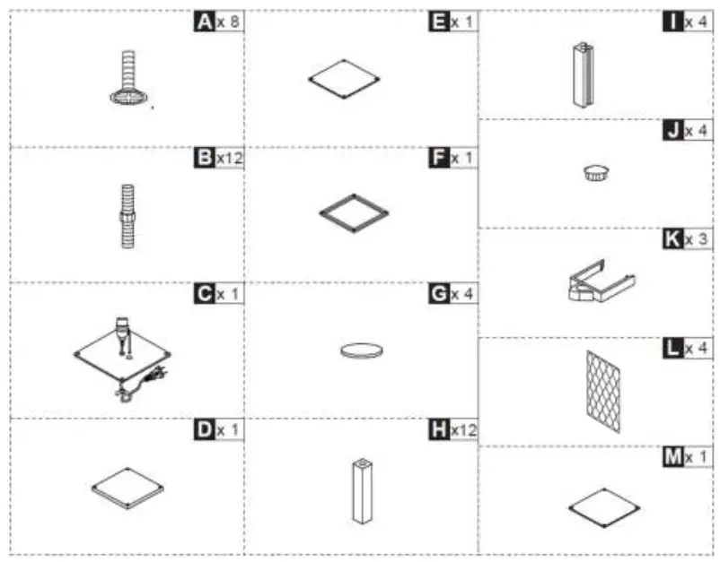 zenzee NG 22002 Floor Lamp - Assembly instructions
