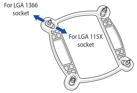 ASUS 90RC0030 M0UAY0 ROG Ryujin 240 All in One Liquid CPU Cooler - Installing the AIO cooler 1