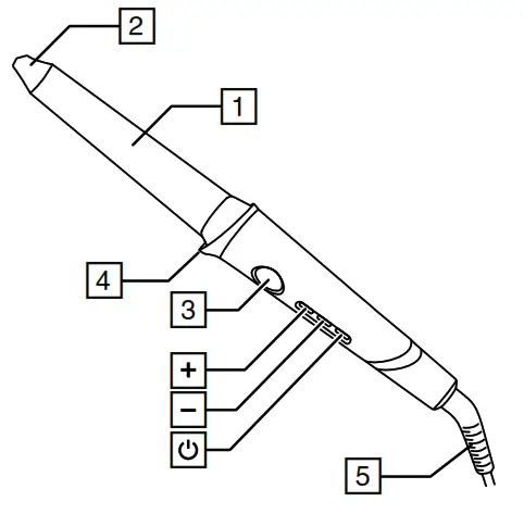REMINGTON CI7801AU Illusion Curling Wand - Fig