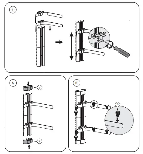 VonHaus 3005034 Floating Black Glass TV Shelf - Figure 4