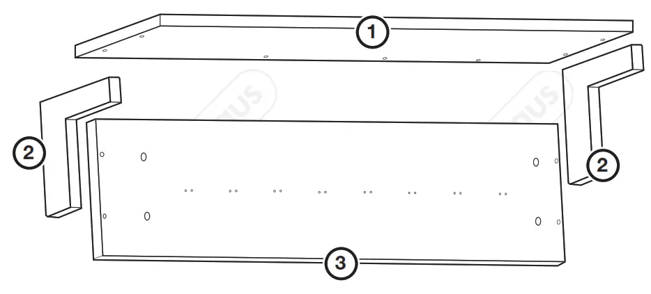 vonhaus 3000217 Grey and Ash Coat Hooks & Shelf Unit