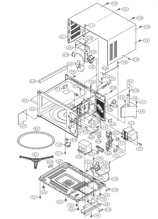 SHARP R 331Y S Microwave Oven - fig