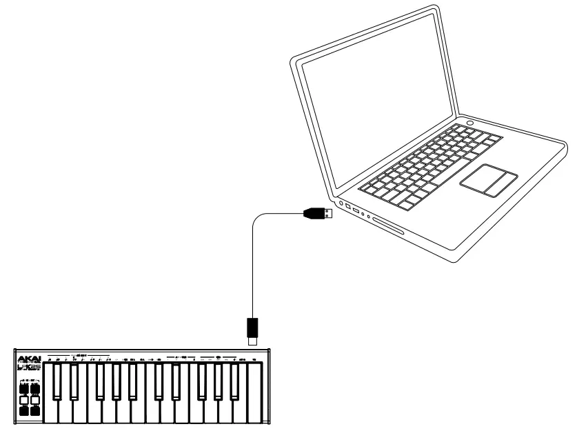 AKAI LPK25 MK2 25 Key Keyboard Controller