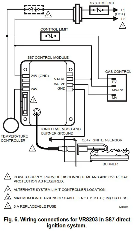 resideo VR8203 Direct Ignition Combination Gas - fig 6