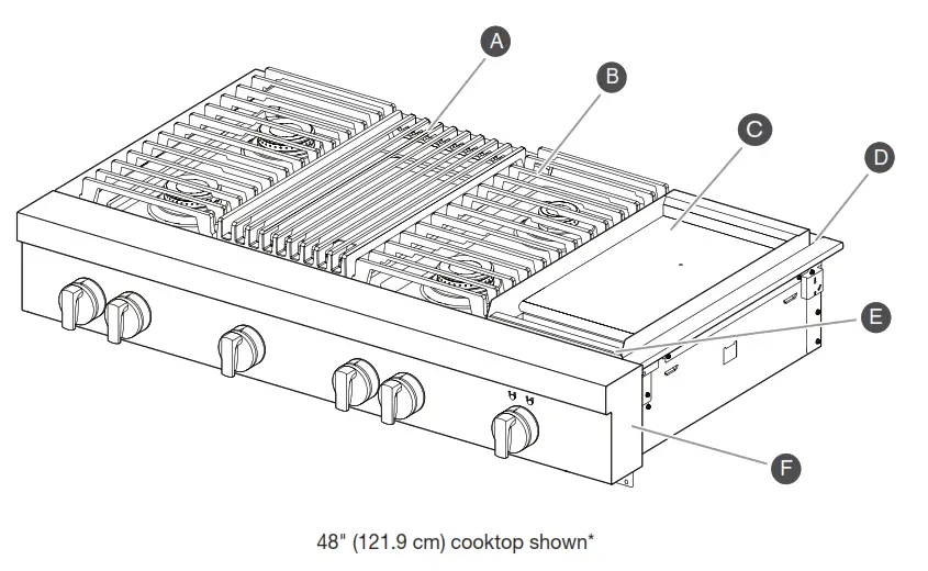 JENNAIR Commercial-Style Gas Cooktop