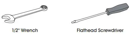 ULINE H-5647 Stainless Steel Rotary Drum Pump User Guide - Tools Needed