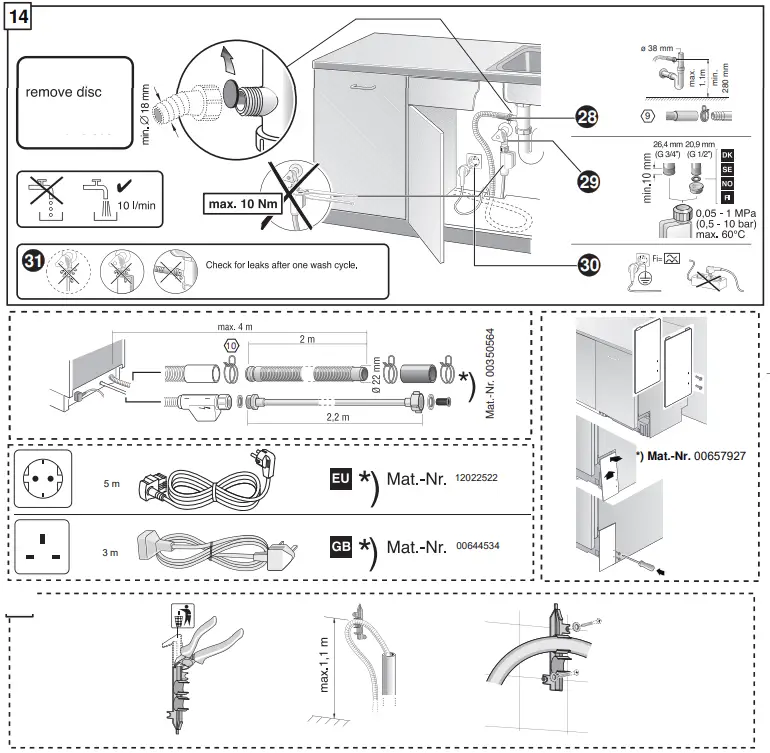 NEFF S257ECX21E Dishwasher - Fig 13