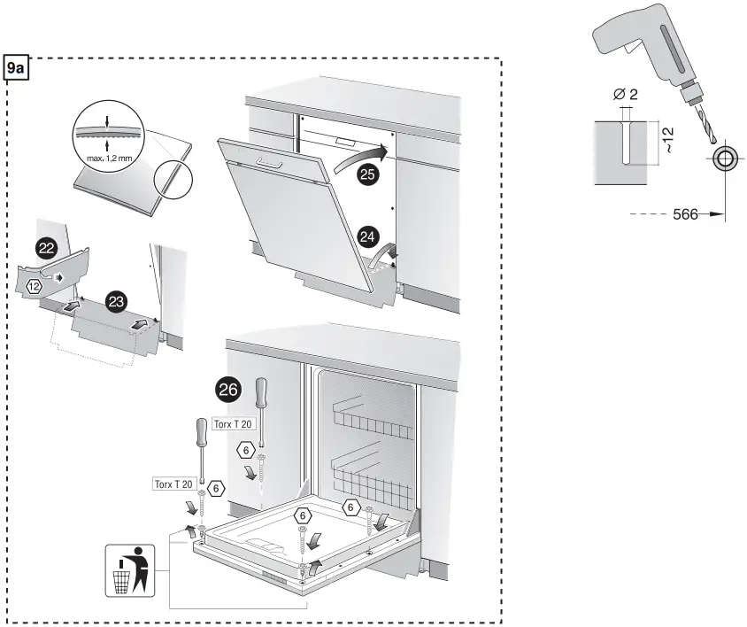 NEFF S257ECX21E Dishwasher - Fig 23