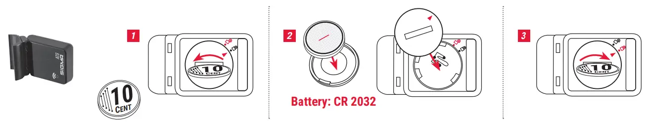 BC 10.0 WR Wired Sigma Sport Bike Computer - BATTERY CHANGE1