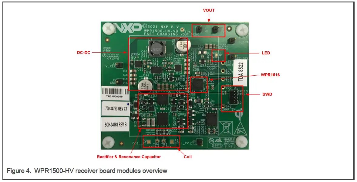 NXP WPR1500-HV Wireless Charging Receiver 3