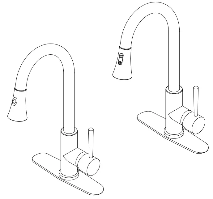 Kingston Brass LS8727DL Single Handle Pull Down Sprayer Kitchen Faucet in Polis