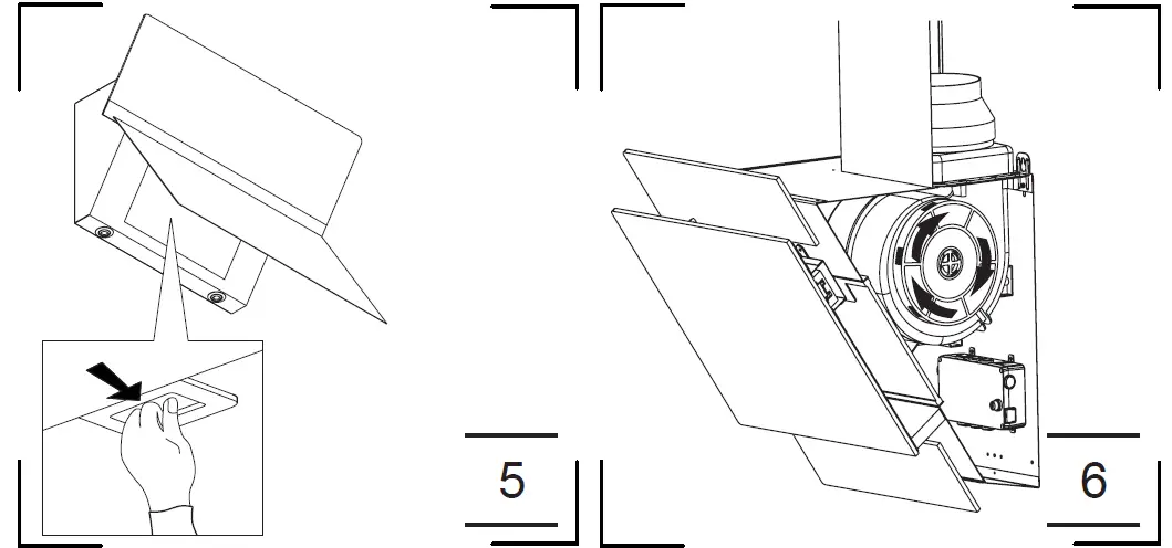 FAGOR 3CFT-605N Kitchen Extractor Hood 10
