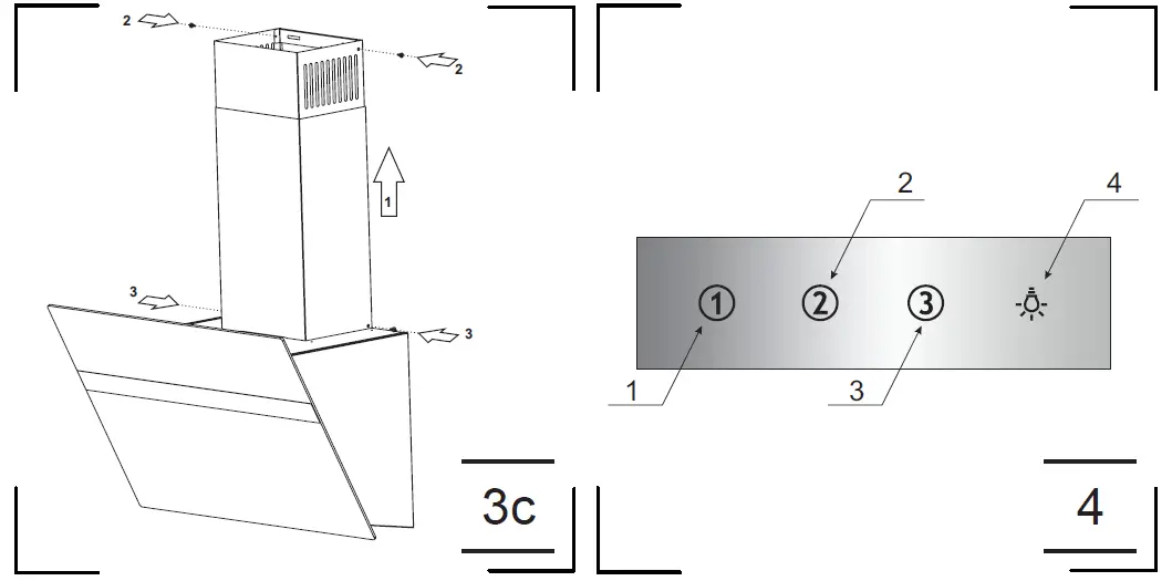 FAGOR 3CFT-605N Kitchen Extractor Hood 9
