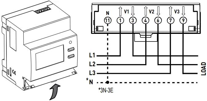 legrand LE11299BD Three-Phase Meter A02