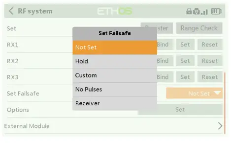 FrSky TANDEM X20 Transmitter - Channel Range1