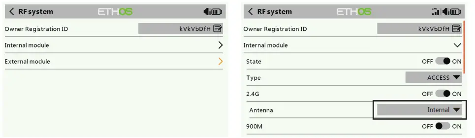 FrSky TANDEM X20 Transmitter - INTERNAL
