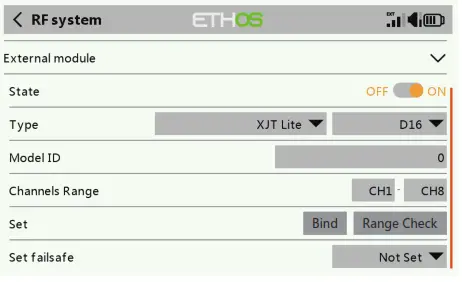 FrSky TANDEM X20 Transmitter - RF Module