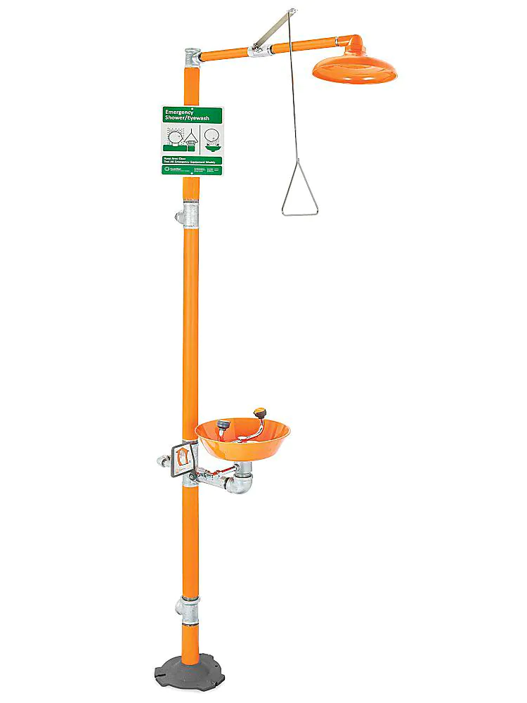 Uline H-5101 Shower Eyewash Station Instruction Manual