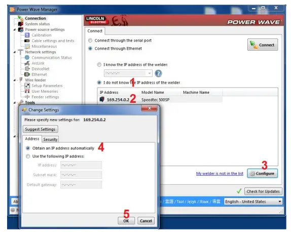 LINCOLN ELECTRIC 400SP Electric Speedtec - Circuit Protection