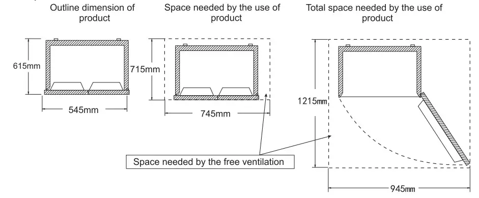 TCL RF282BSF0UK Frost Free Fridge Freezer - Figure 3