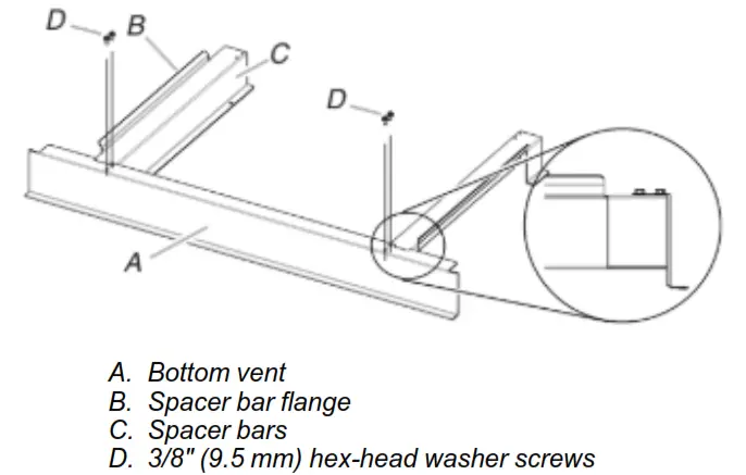 KitchenAid KMBP100ESS Electric Built In Convection Microwave Oven - Spacer Kit