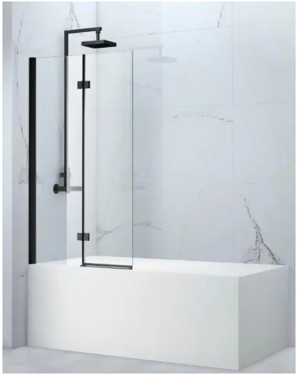 AMLUXX 2 Panel Bath Screen