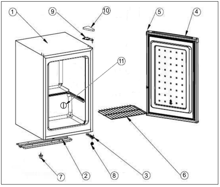 Whynter CUF 112SS Energy Star Upright Freezer - fig 1