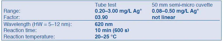 MACHEREY-NAGEL 985 049 Test 0-49 NANOCOLOR Silver 3-1