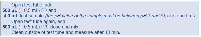 MACHEREY-NAGEL 985 049 Test 0-49 NANOCOLOR Silver 3-2